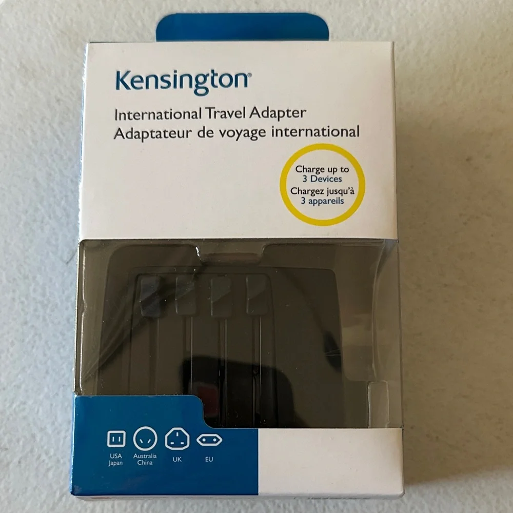 Kensington Black International Travel Adapter